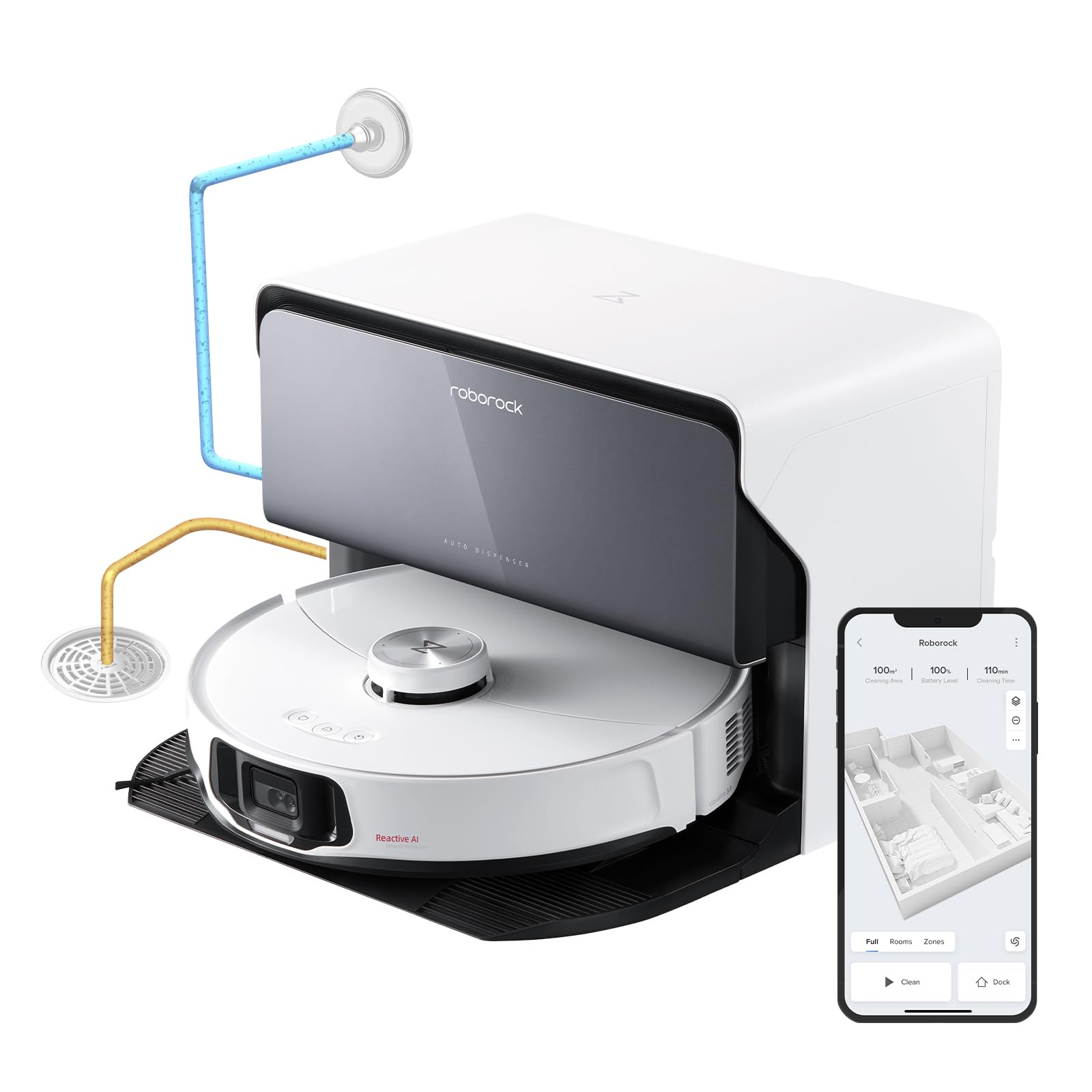 Robot Vacuum & Mop S8 MaxV Ultra