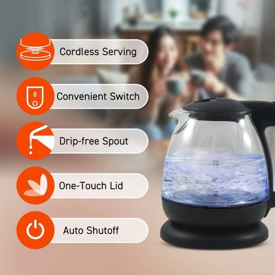 Pour-Over Gooseneck Electric Kettle