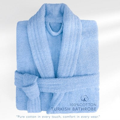Turkish Cotton Waffle Bathrobe – Unisex