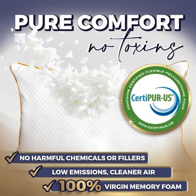 Memory Foam Pillow – Cooling Gel Infused