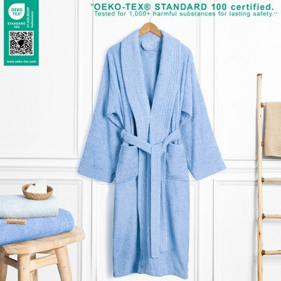 Turkish Cotton Waffle Bathrobe – Unisex