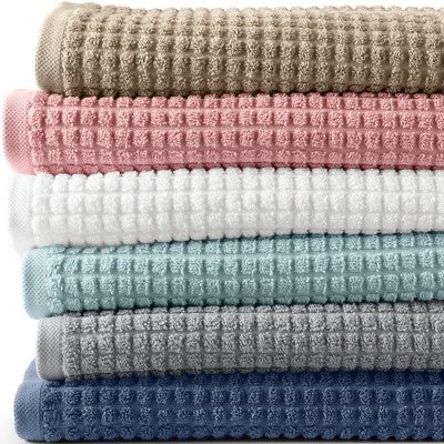 Waffle Towel Set – 6 Piece Turkish Cotton
