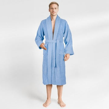 Turkish Cotton Waffle Bathrobe – Unisex