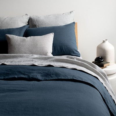 Organic Linen Duvet Cover Set – King